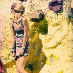 Mags & Pye multi color cut out dress